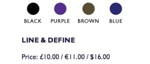 Eyeko Color and price