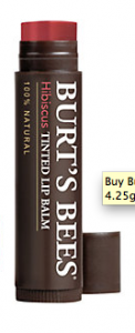 Burt Bees tinted lip balm