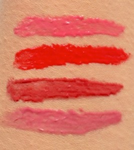 Bourjois Aqua Laque swatches